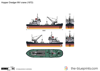 Hopper Dredger MV crane