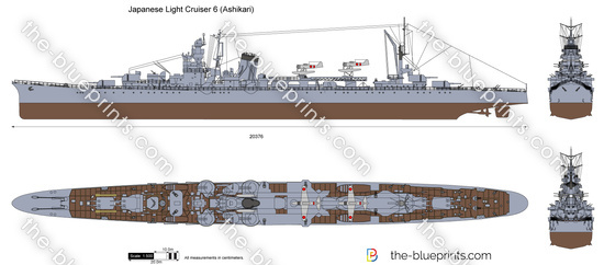 Japanese Light Cruiser 6 (Ashikari)