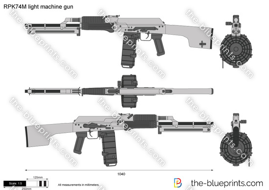 RPK74M light machine gun