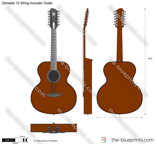 Zemaitis 12 String Acoustic Guitar