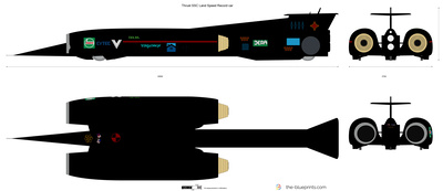 Thrust SSC Land Speed Record car (1997)