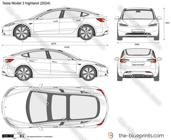 Tesla Model 3 highland