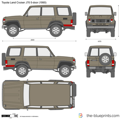 Toyota Land Cruiser J70 5-door (1990)