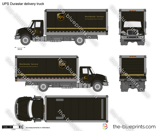 UPS Durastar delivery truck