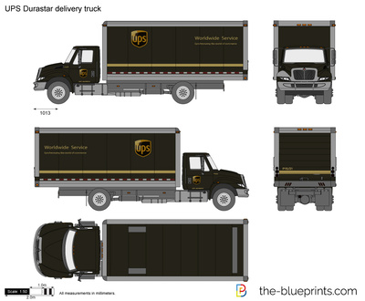 UPS Durastar delivery truck