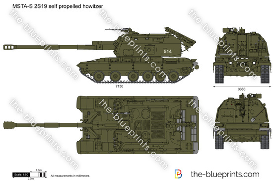 MSTA-S 2S19 self propelled howitzer