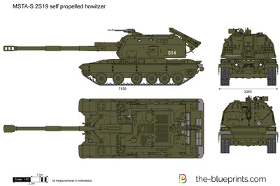 MSTA-S 2S19 self propelled howitzer