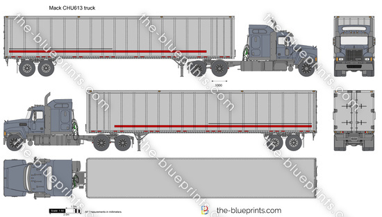 Mack CHU613 truck