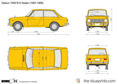 Datsun 1000 B10 Sedan (1967)