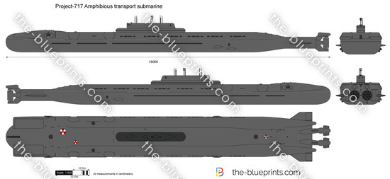 Project-717 Amphibious transport submarine