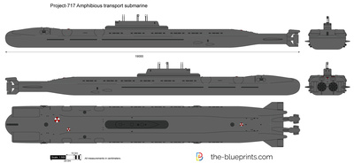 Project-717 Amphibious transport submarine