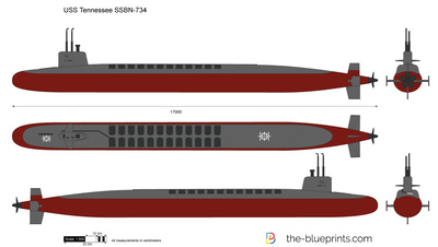 USS Tennessee SSBN-734