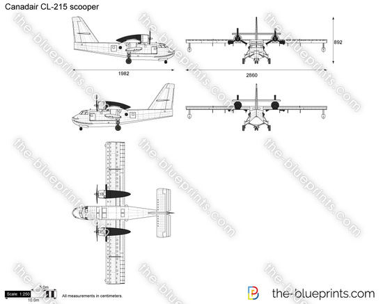 Canadair CL-215 scooper