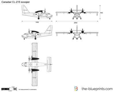 Canadair CL-215 scooper