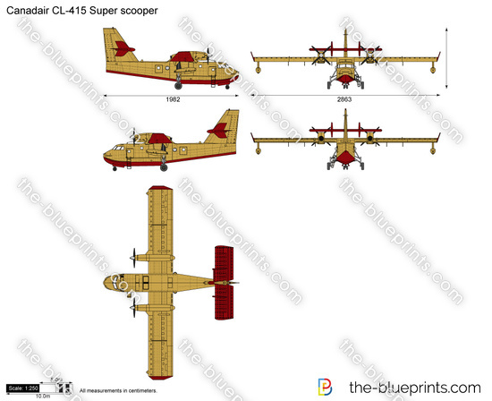 Canadair CL-415 Super scooper