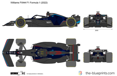 Williams FW44 F1 Formula 1