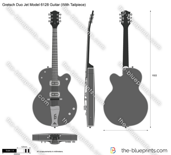 Gretsch Duo Jet Model 6128 Guitar (With Tailpiece)