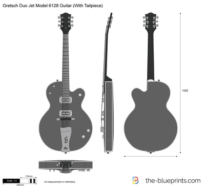 Gretsch Duo Jet Model 6128 Guitar (With Tailpiece)