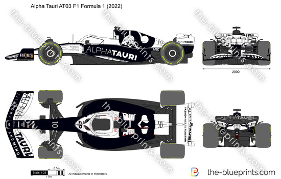 Alpha Tauri AT03 F1 Formula 1