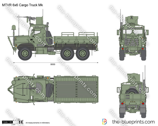 MTVR 6x6 Cargo Truck Mk