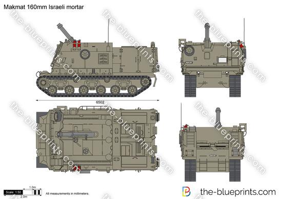 Makmat 160mm Israeli mortar