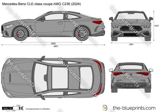 Mercedes-Benz CLE-class coupe AMG C236