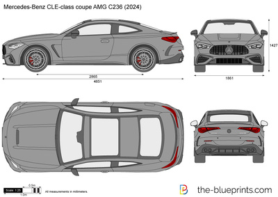 Mercedes-Benz CLE-class coupe AMG C236