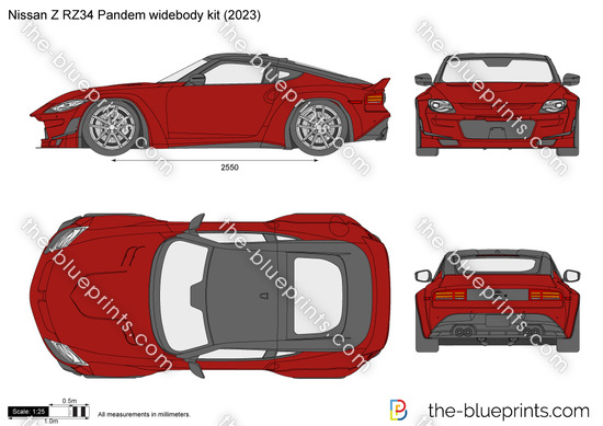 Nissan Z RZ34 Pandem widebody kit