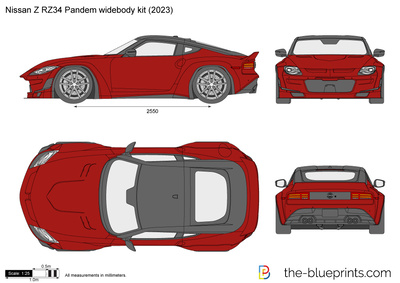 Nissan Z RZ34 Pandem widebody kit