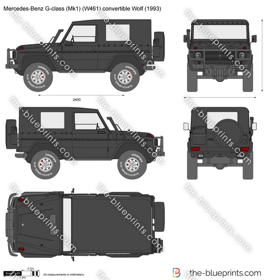 Mercedes-Benz G-class (Mk1) (W461) convertible Wolf