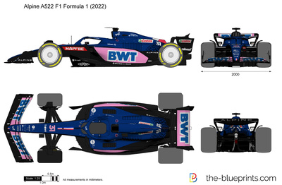 Alpine A522 F1 Formula 1