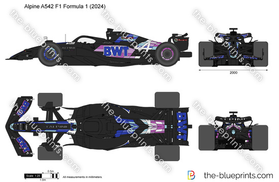 Alpine A542 F1 Formula 1