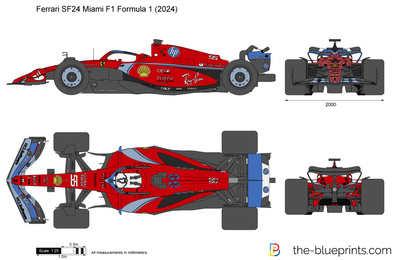 Ferrari SF24 Miami F1 Formula 1