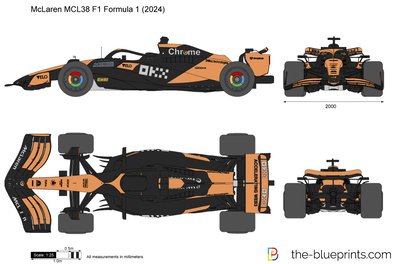 McLaren MCL38 F1 Formula 1