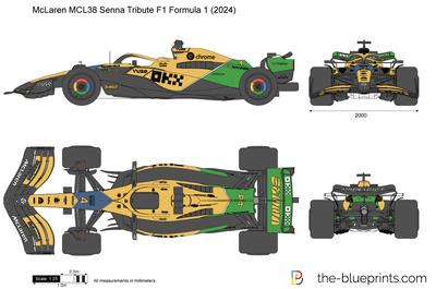 McLaren MCL38 Senna Tribute F1 Formula 1