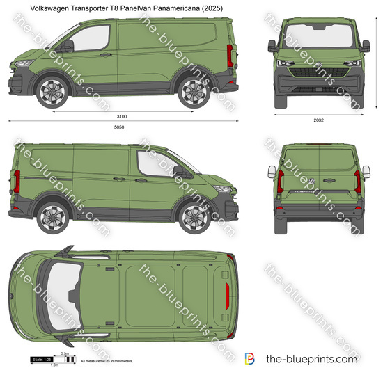 Volkswagen Transporter T8 PanelVan Panamericana