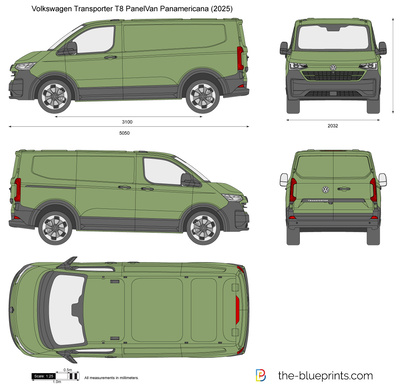 Volkswagen Transporter T8 PanelVan Panamericana