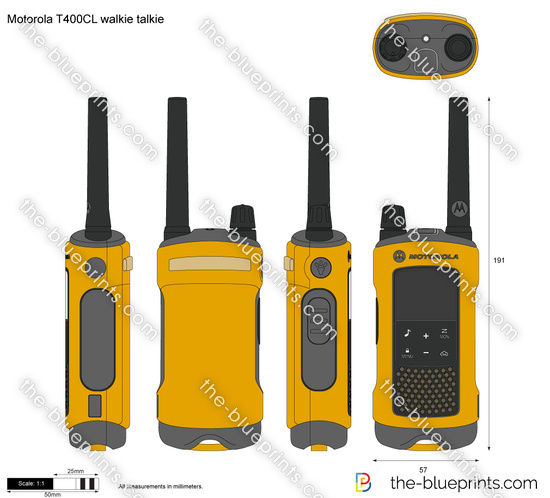 Motorola T400CL walkie talkie