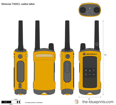 Motorola T400CL walkie talkie