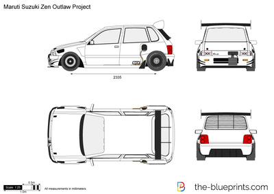 Maruti Suzuki Zen Outlaw Project