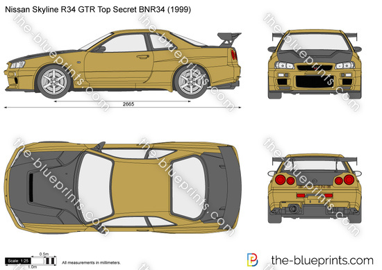 Nissan Skyline R34 GTR Top Secret BNR34