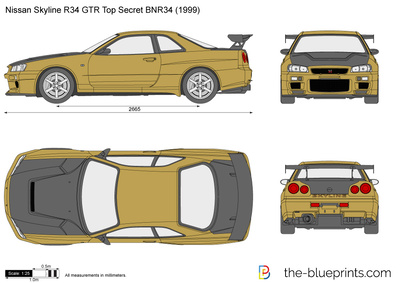 Nissan Skyline R34 GTR Top Secret BNR34