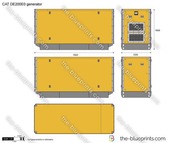 CAT DE200E0 generator