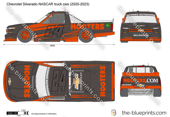 Chevrolet Silverado NASCAR truck cws