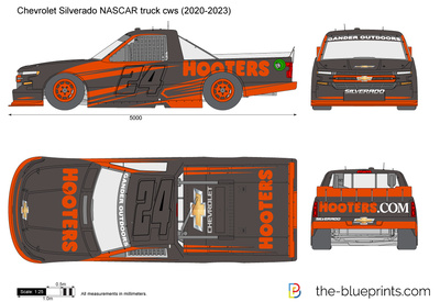 Chevrolet Silverado NASCAR truck cws