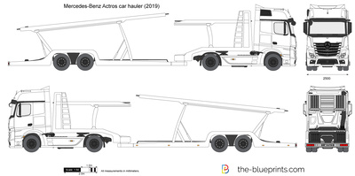 Mercedes-Benz Actros car hauler