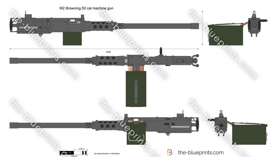 M2 Browning 50 cal machine gun