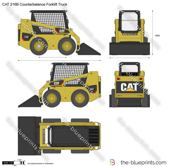 CAT 216B Counterbalance Forklift Truck