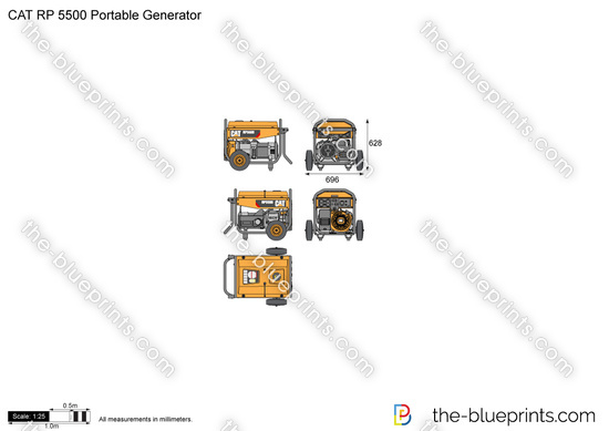 CAT RP 5500 Portable Generator