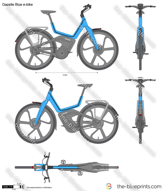 Gazelle Blue e-bike